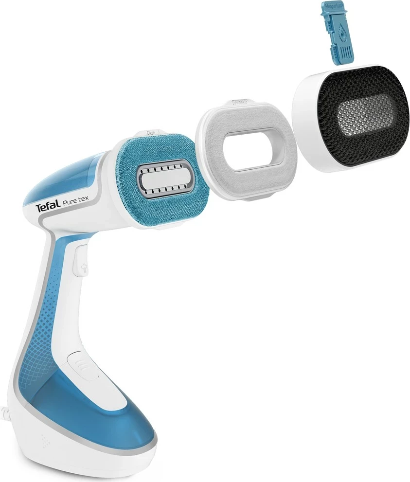 Parni čistilec za oblačila Tefal Pure Tex DT9530, 0,2 L, 1700 W, bel/moder