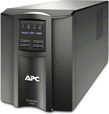 UPS 1000VA/700W, SmartConnect, stolp, črn — APC SMT1000IC