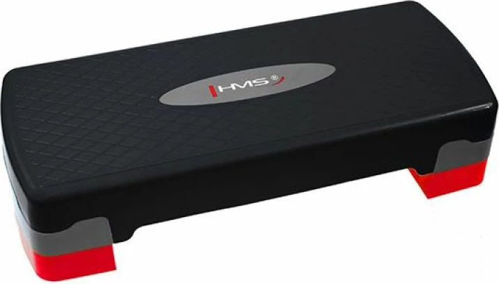 Step za aerobiko, črn — HMS