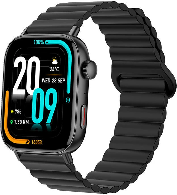 Pameten prikazovalnik z magnetnim paščkom, Colmi C8 Max, črn