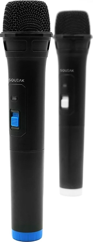 Karaoke mikrofon SQUEAK VocalDuo 2,4G SQ1007, komplet 2 kosa, črn