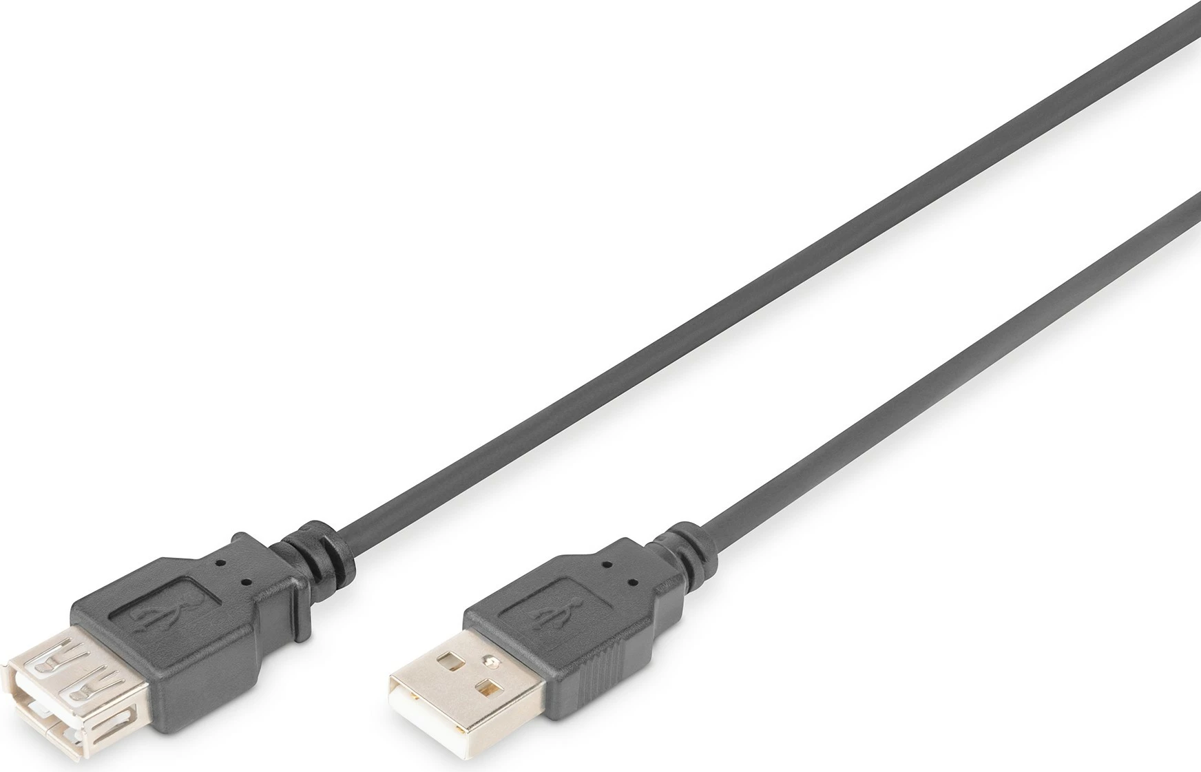 Podaljšek USB 2.0, 1,8 m, USB A moški/ženska Digitus, črn