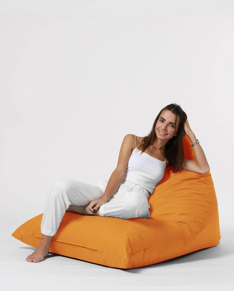 Puf za vrt, oranžen, Pyramid Big Bed, Atelier del Sofa