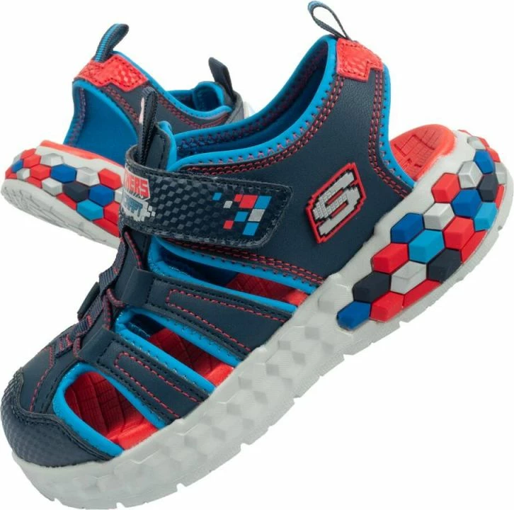 Sandali za otroke Skechers, modri