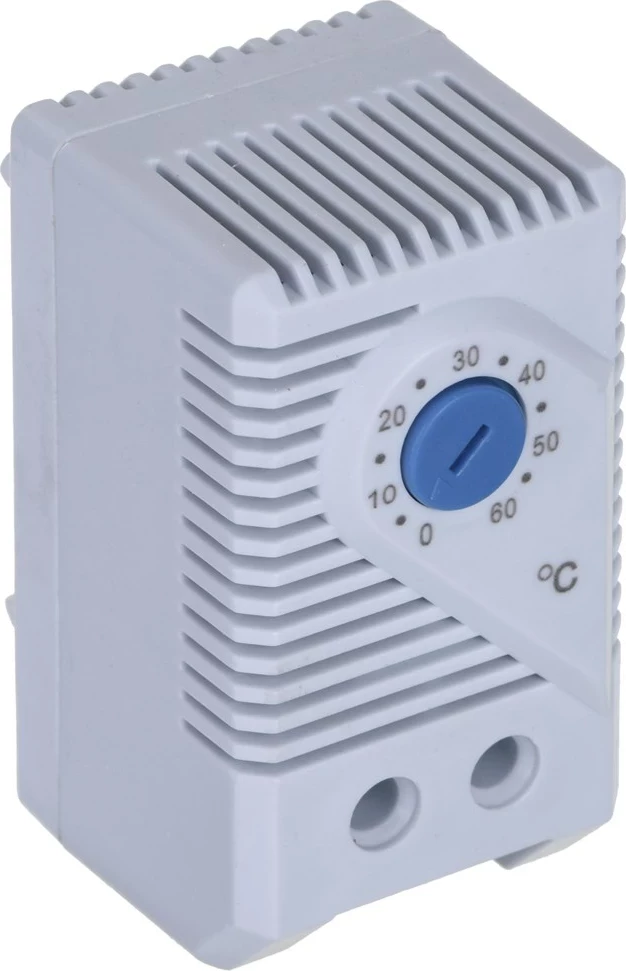 Termostat, ALANTEC KTS, vrtljiv nadzor, plastika, siva