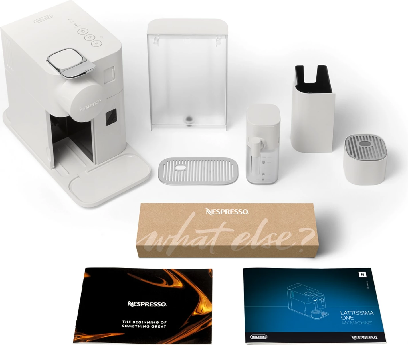 Kapsulni aparat za kavo DeLonghi Lattissima One EN510.W, 1 L, 1400 W, bel