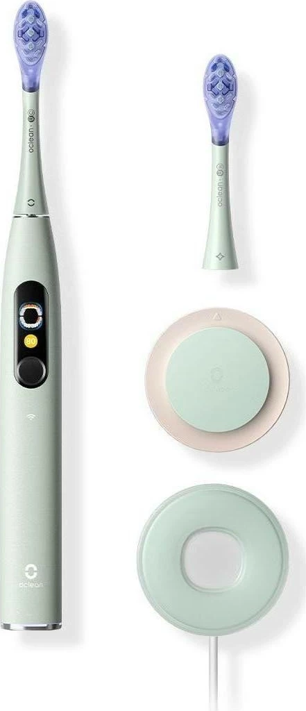 Sončna električna zobna ščetka Oclean X Ultra 20, 32 stopnje intenzivnosti, 5 načinov, zelena