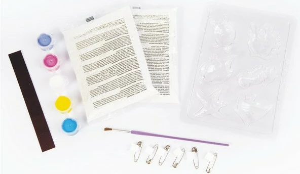 Set za ustvarjanje mavčnih figur 4m Sealife, večbarven