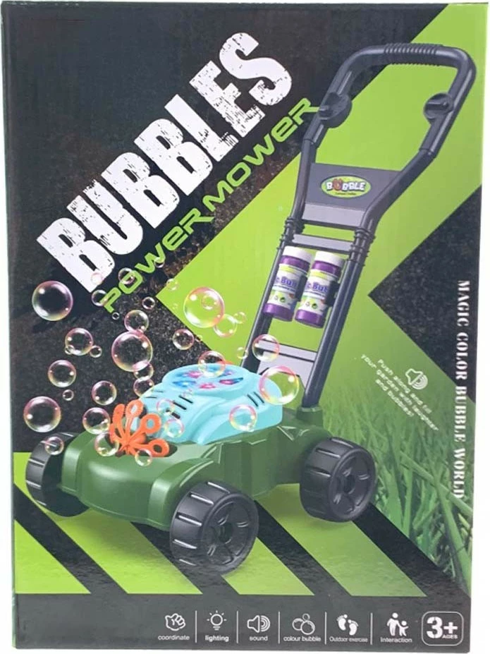 Kosalnik za milne mehurčke Madej 011221, plastika, črno/zelena