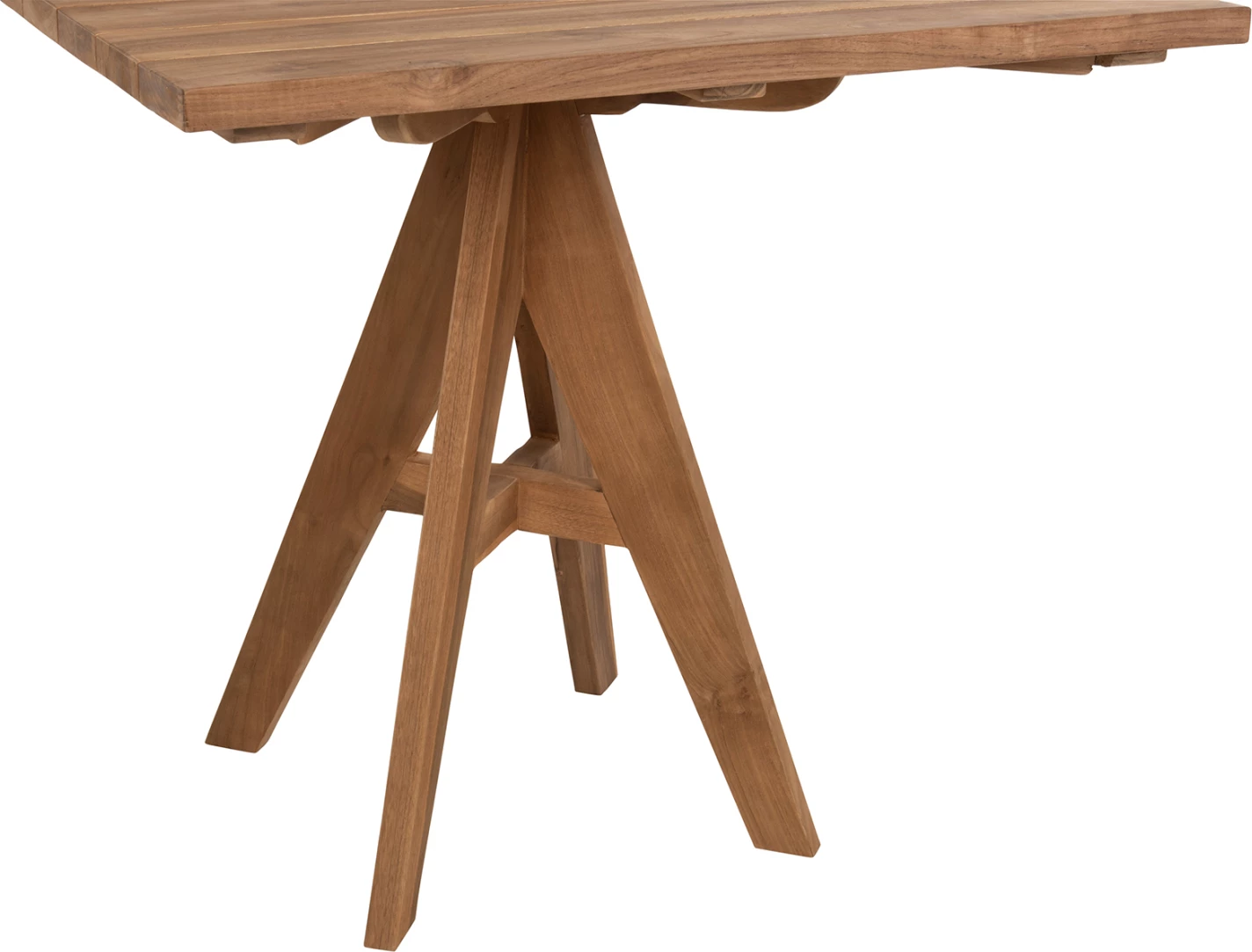 Zunanji jedilni mizi LEO FH9622 kvadratni tikov les 80x80x75Hcm