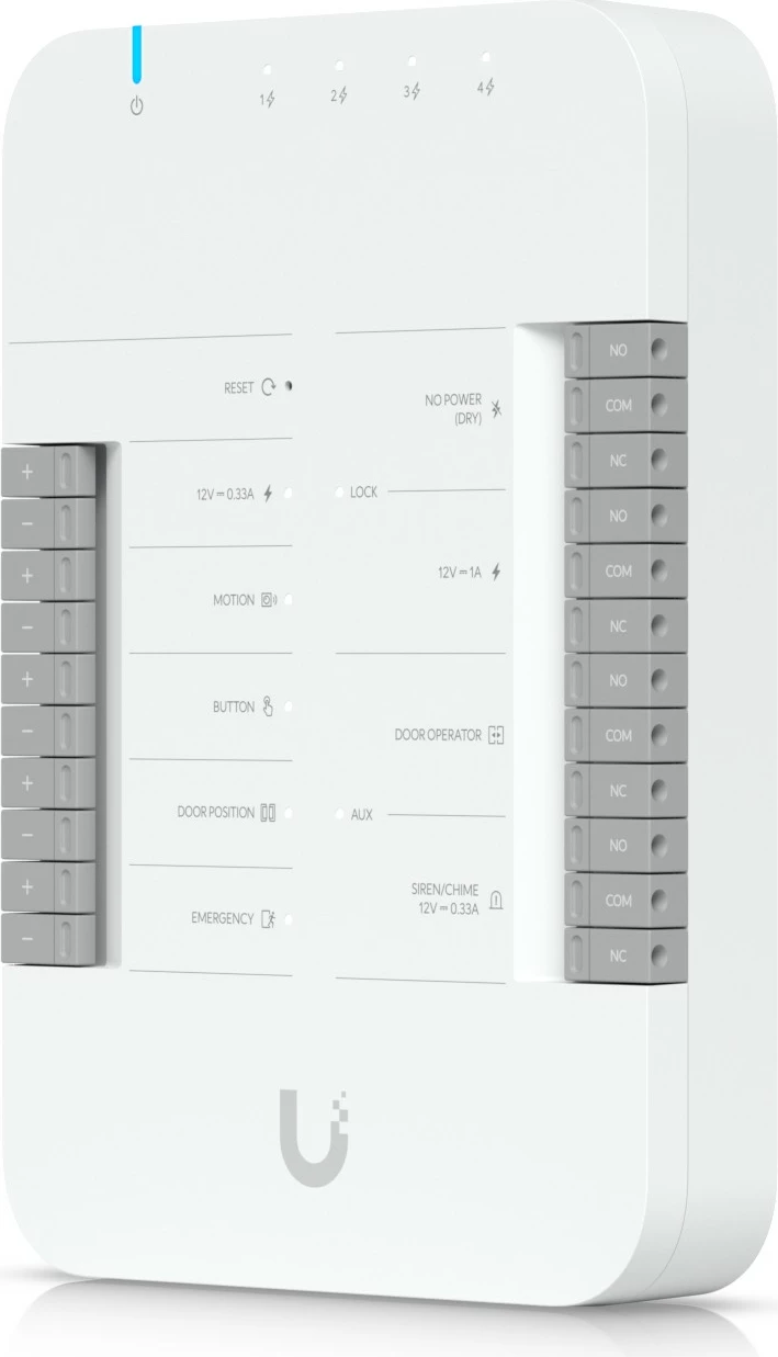 Hub za upravljanje vrat Ubiquiti UA-Hub-Door, 5 Ethernet vhodov, LED, 30 W