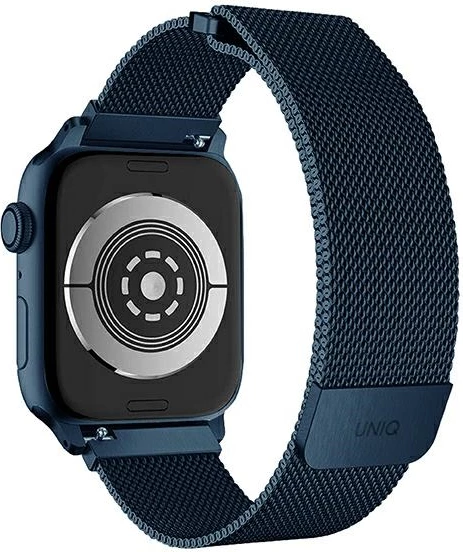 Jekleni pašček za Apple Watch UNIQ Dante, 42/44/45 mm, modra