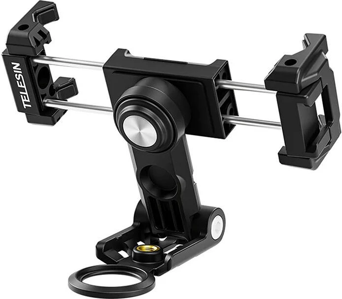 Večfunkcijski nosilec za telefon Telesin PM-001, črn