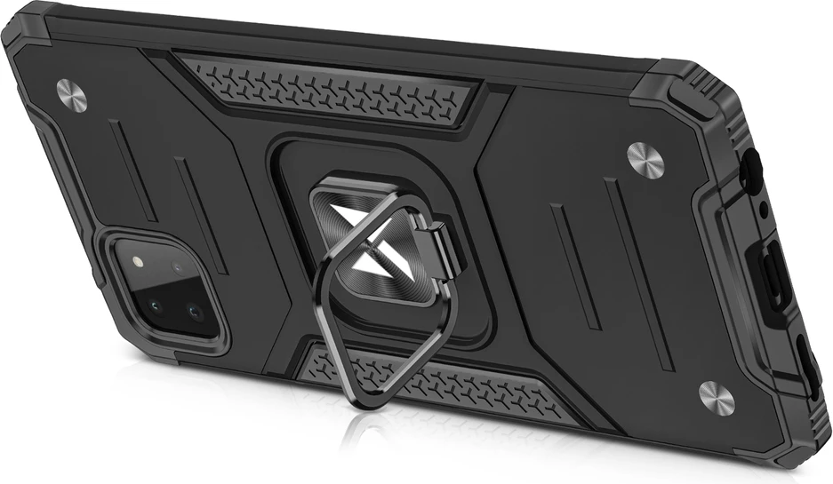 Zaščitni ovitek z držalom Wozinsky Ring Armor za Samsung Galaxy A22 4G, moder