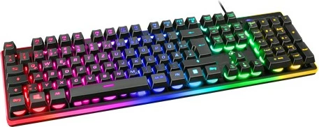 Gaming tipkovnica Deltaco DK220, USB, RGB, črna