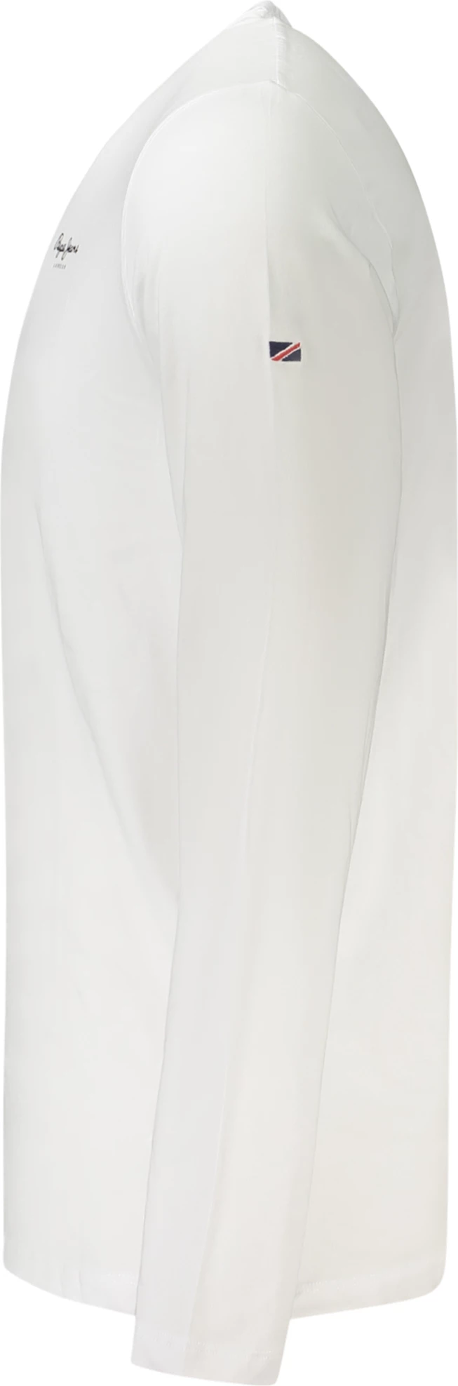 Majica z dolgimi rokavi za moške, bela, PEPE JEANS