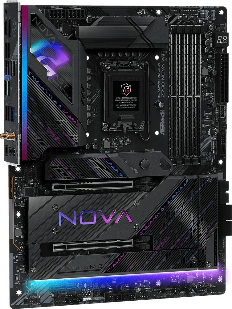 Plošča ASRock Z790 Nova WiFi, Intel, LGA 1700, DDR5, 192 GB