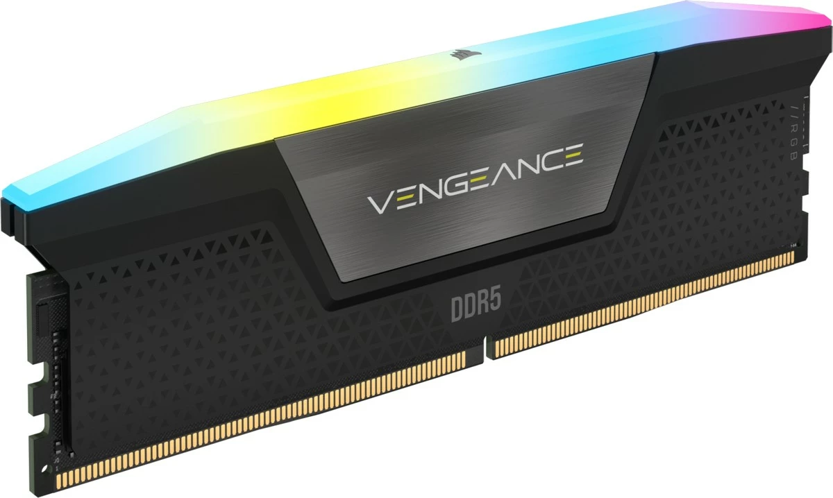 RAM pomnilnik Corsair Vengeance RGB 32GB (2x16GB) DDR5 5600MHz črn