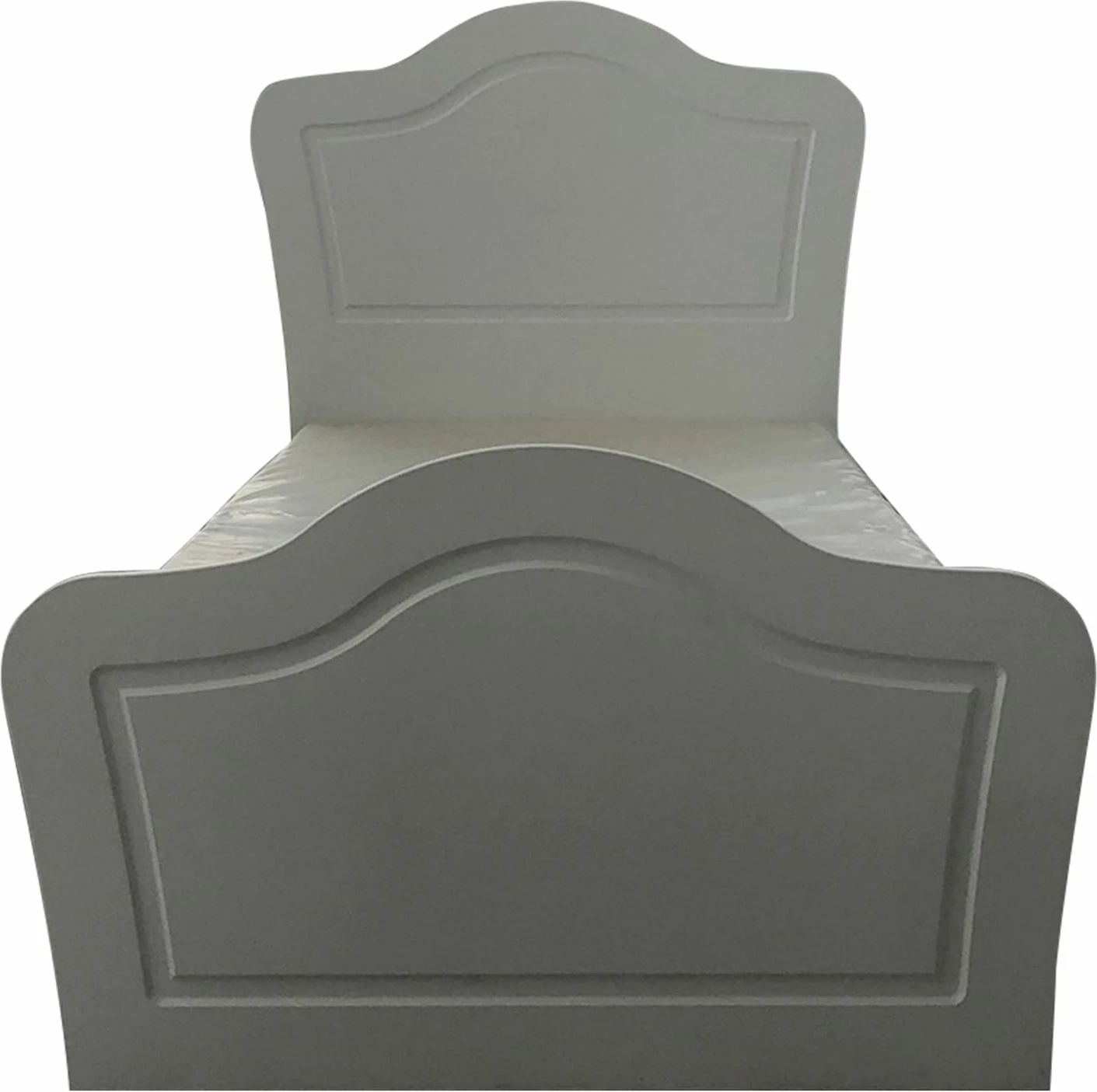 Enojna postelja Skye Decor Rb-022, mat bela