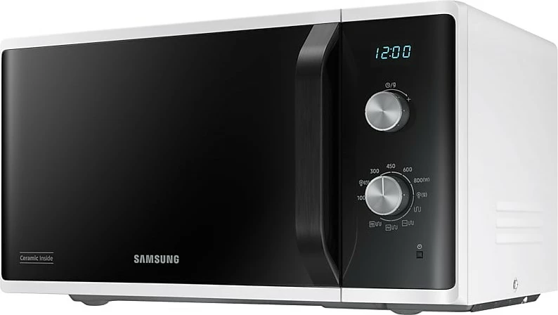Kombinirana mikrovalovna pečica Samsung MG23K3614AW/EG, 23 L, 800 W, bela