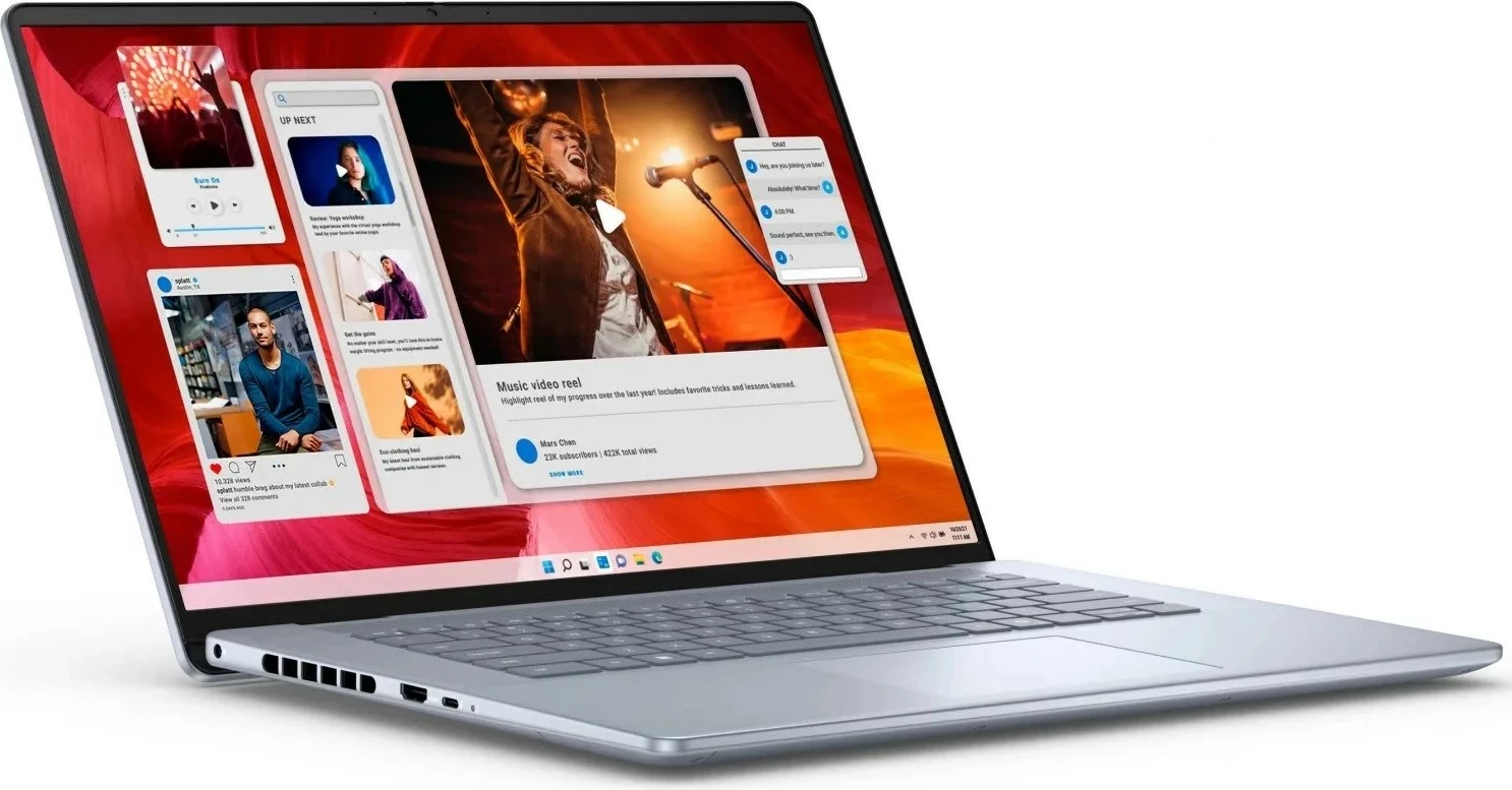 Prenosnik 16" na dotik, Intel Core Ultra 7 155H, 32 GB RAM pomnilnik, 1 TB SSD, Dell Inspiron 16 7640, bel