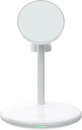 Brezžični polnilec 3-v-1 MagSafe Green Cell MagScape MSST-GC-3IN1-W, bel