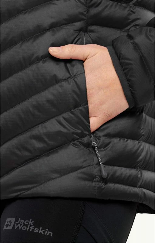 Zimska jakna za ženske, črna, Jack Wolfskin