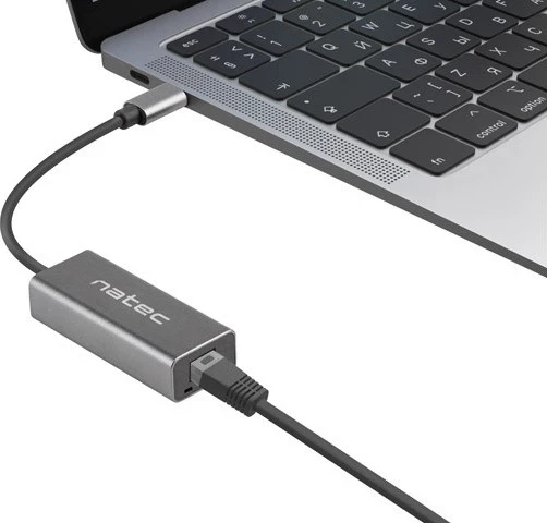 Zunanji Ethernet adapter USB-C Natec