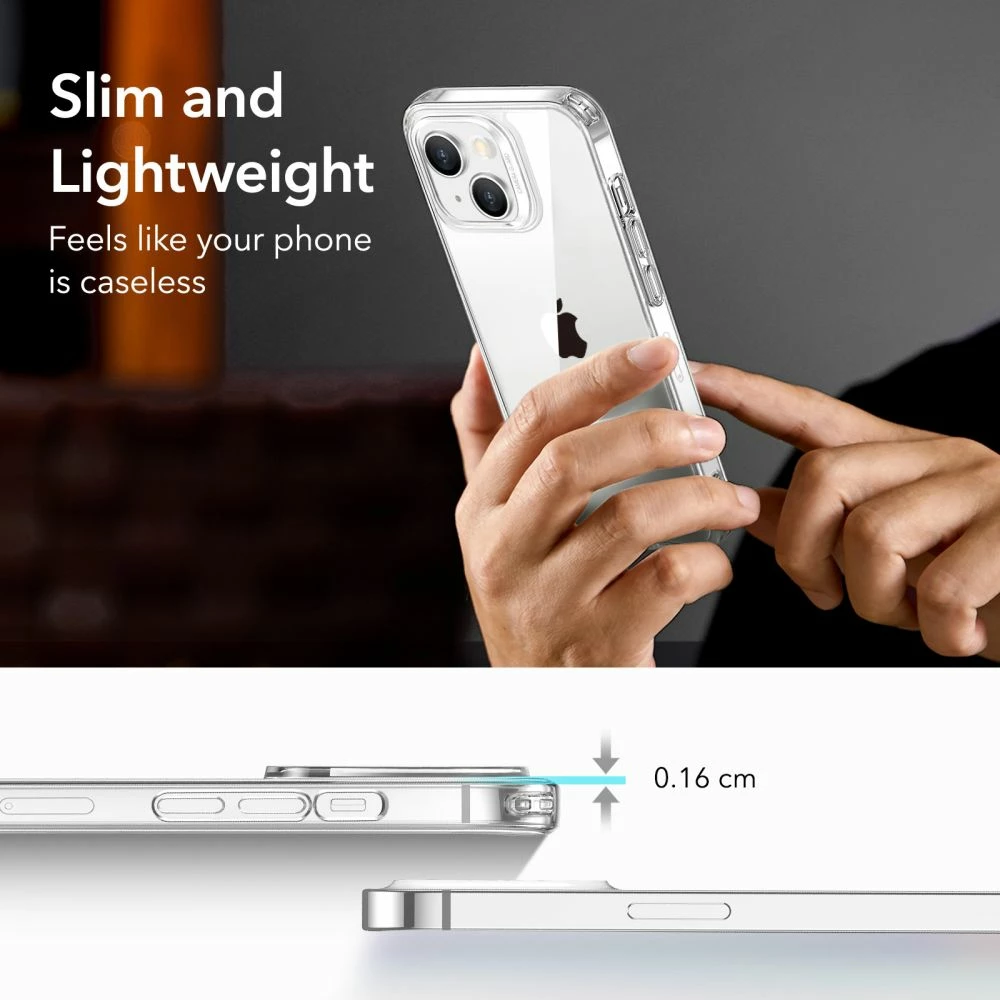 Ovitek ESR Project Zero za iPhone 14 Plus, prozoren