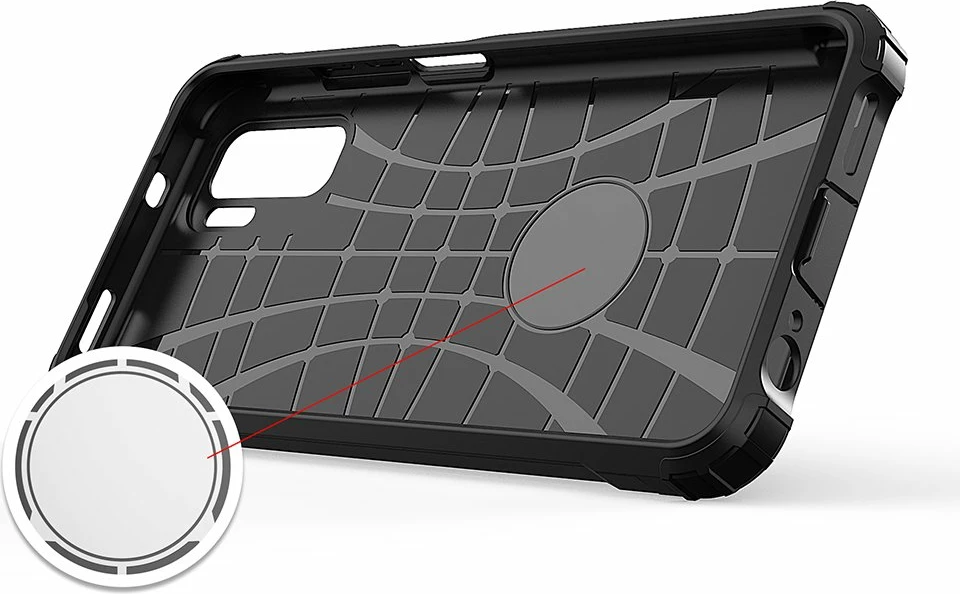 Hibridni zaščitni ovitek Hurtel Hybrid Armor za Xiaomi Redmi Note 11 Pro+ 5G / 11 Pro 5G / Mi 11i HyperCharge / Poco X4 NFC 5G, modra