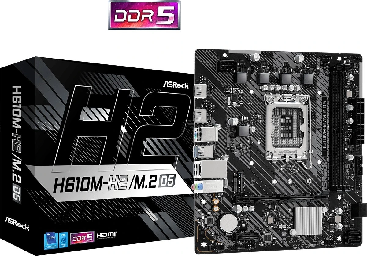 Mikro ATX plošča ASRock H610M-H2/M.2 D5