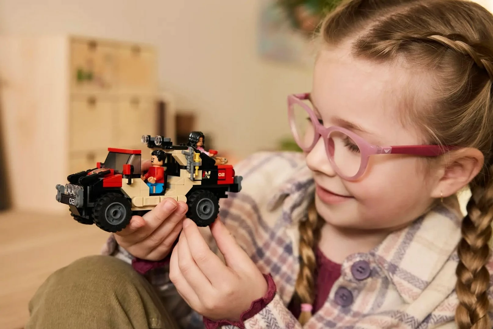 Set LEGO Jurassic World 76972 Raptor Off-Road Escape, 285 kosov