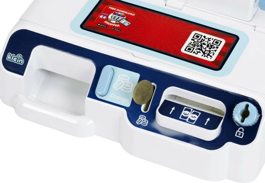 Igrača blagajna z aplikacijo Klein 7265, večbarvna, komplet dodatkov