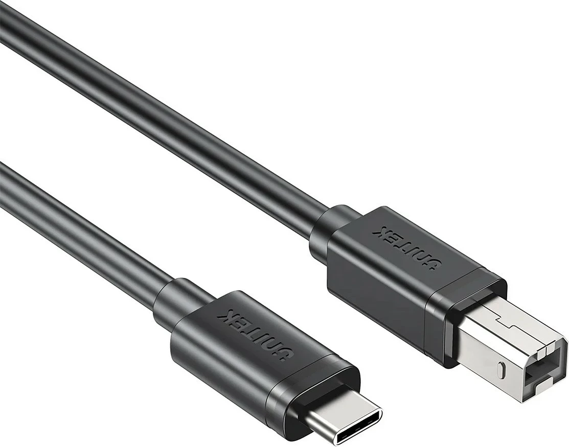 Kab​l USB-C na USB-B Unitek, 3 m, črn