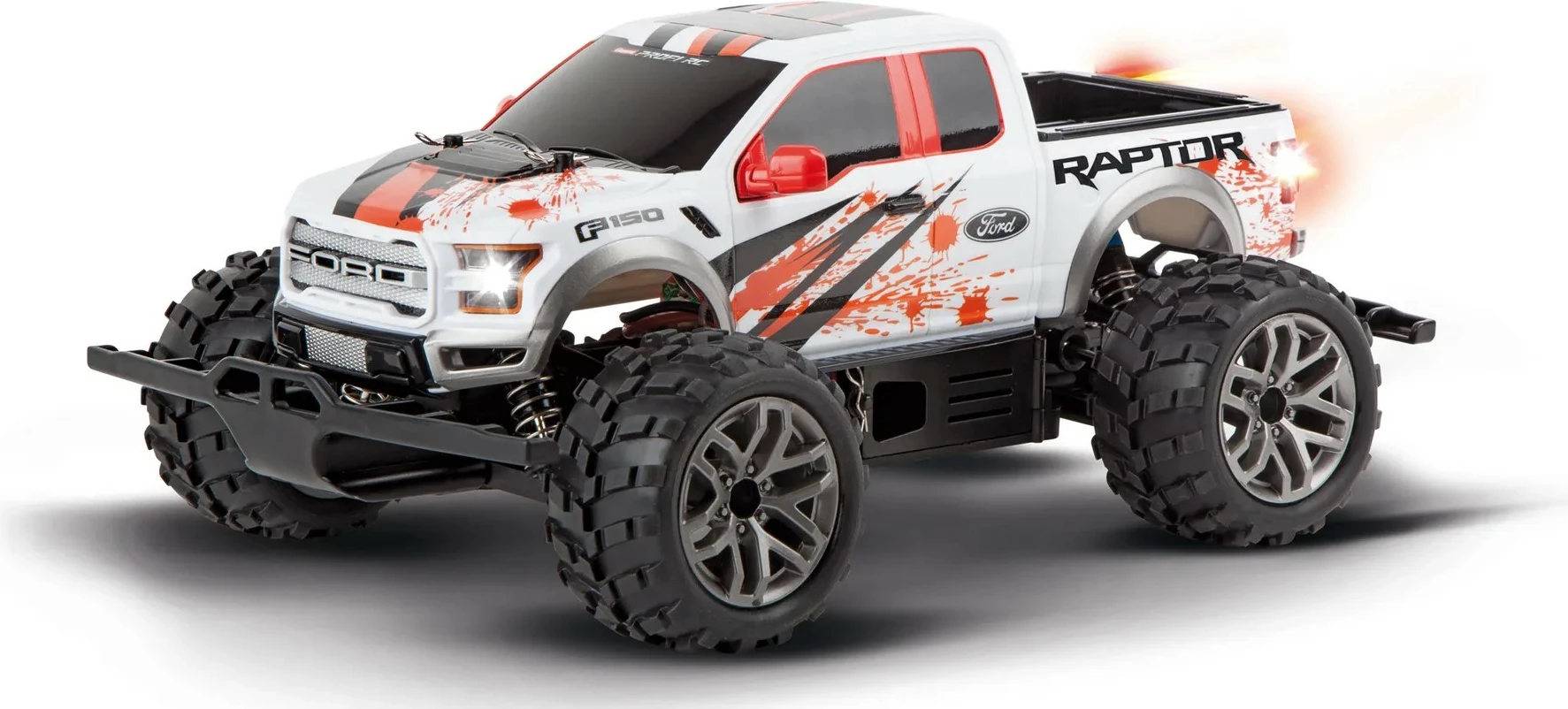 Daljinsko vodeno vozilo Ford F-150 Raptor Carrera, 2,4 GHz, belo