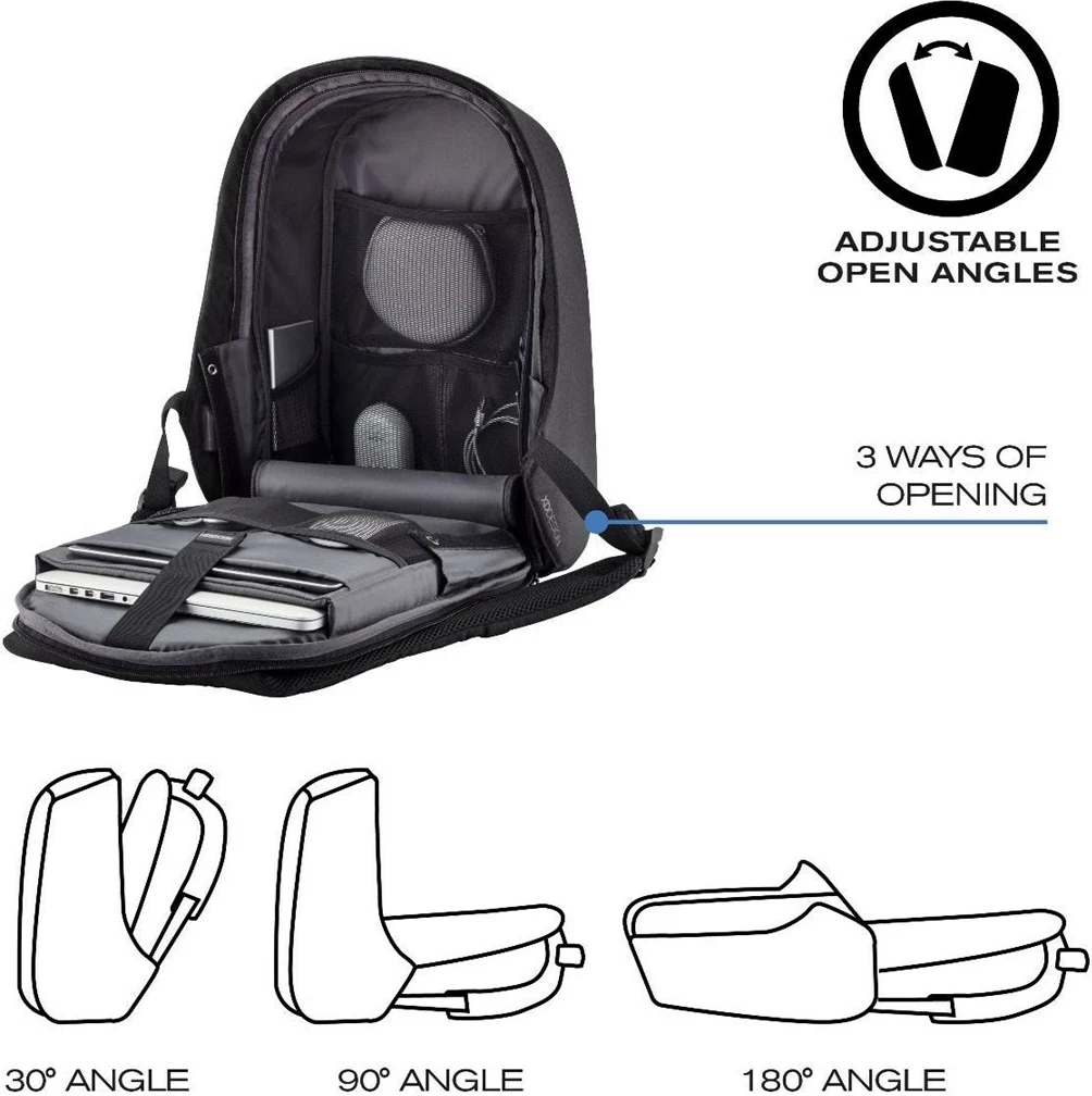 Nahrbtnik za prenosnik XD Design Bobby, črn