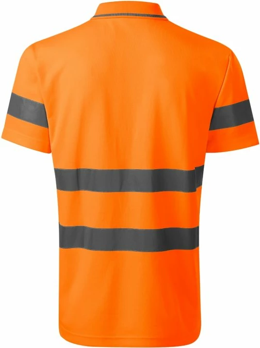 Reflektivna polo majica za moške Rimeck, fluorescenčna oranžna