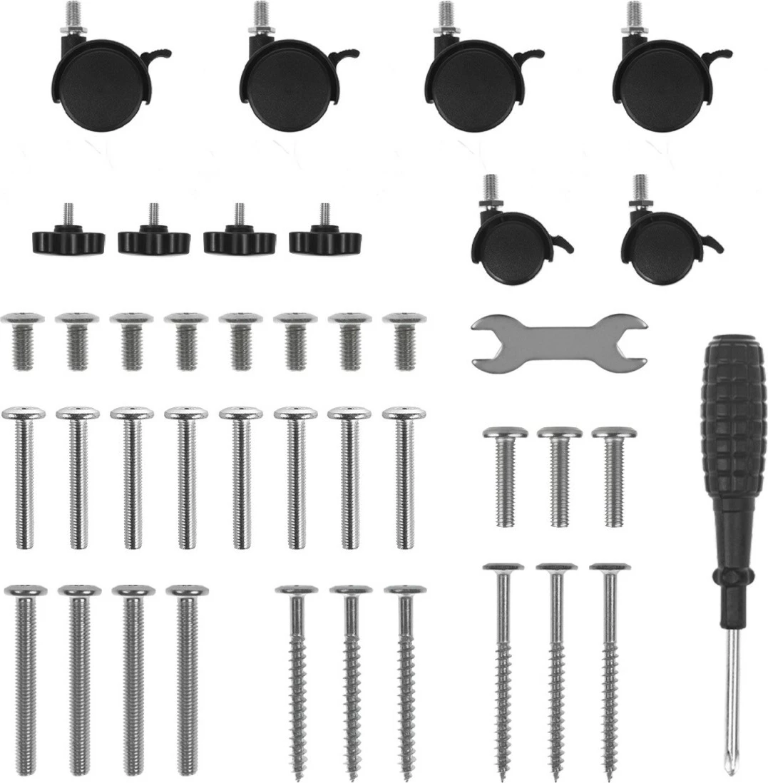 Mobilna miza z nastavljivo višino Maclean MC-124 W, 67–115 cm, 80x60 cm, 50 kg, bela/les