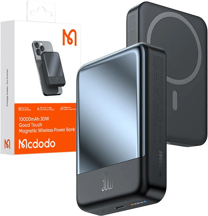 Magnetni powerbank Mcdodo MC-5931, 10000 mAh, 30 W, črn