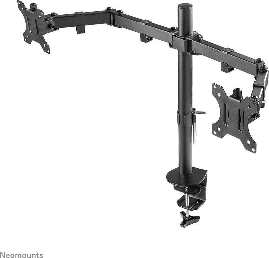 Krajša arm za dva monitorja Neomounts Newstar FPMA-D550DBLACK, 8 kg, 10"-32", črn