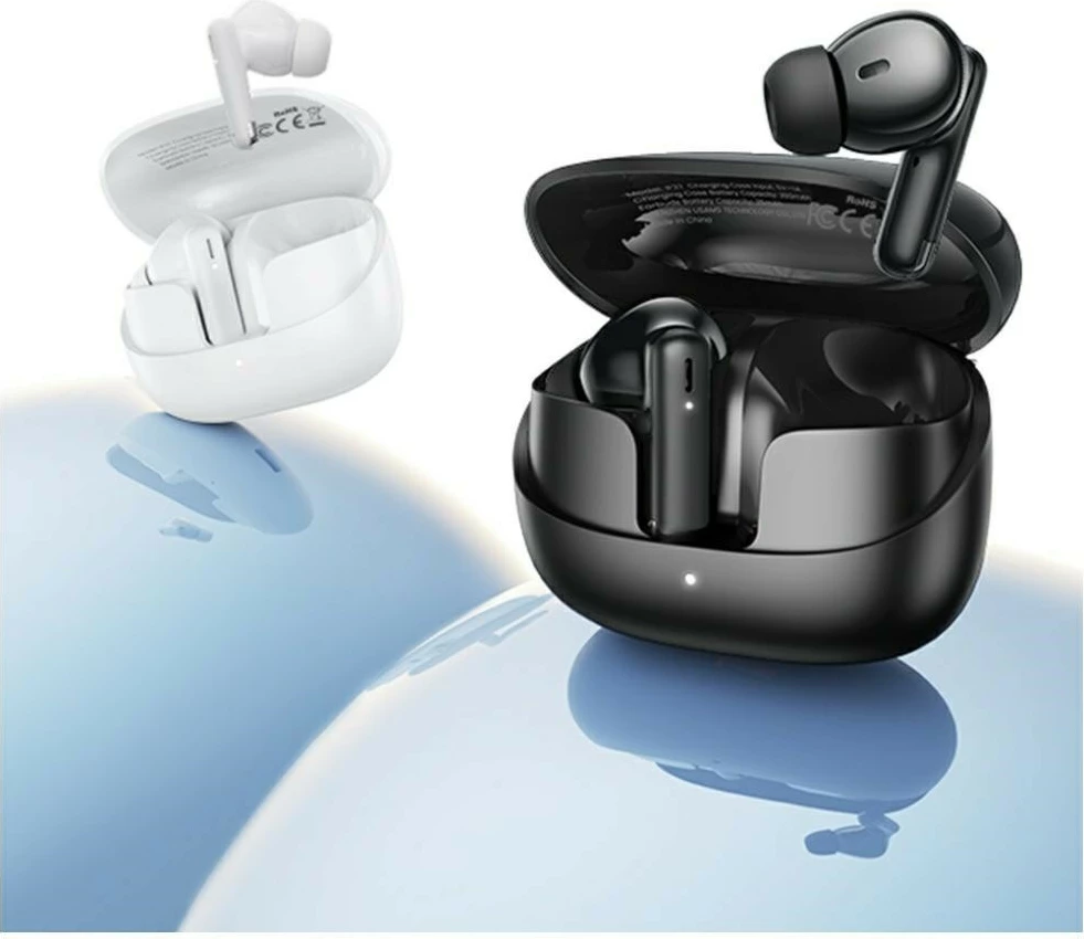 Brezžične TWS slušalke z ANC, Bluetooth 5.3, do 20 h s polnilno škatlico, USB-C, črne USAMS IF27