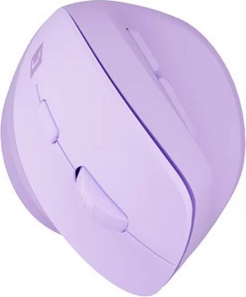 Vertikalna brezžična miška Natec Crake 2, 6 gumbov, Bluetooth/2.4 GHz, lavandna