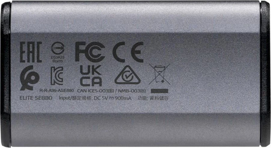 Zunanji SSD, ADATA SE880, 1 TB, siv