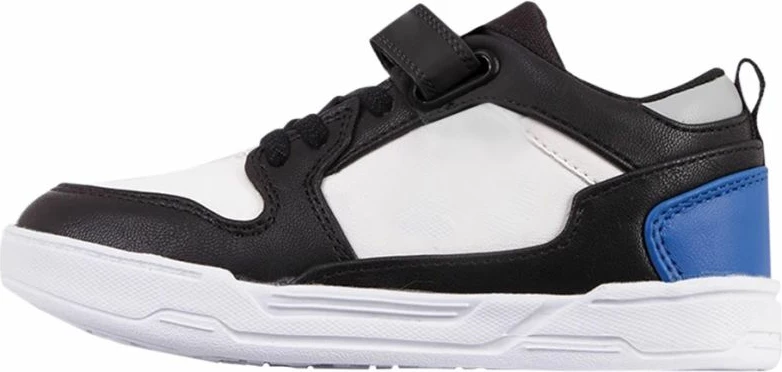 Otroške superge Kappa Lineup Low K, bele s črnimi in modrimi detaj