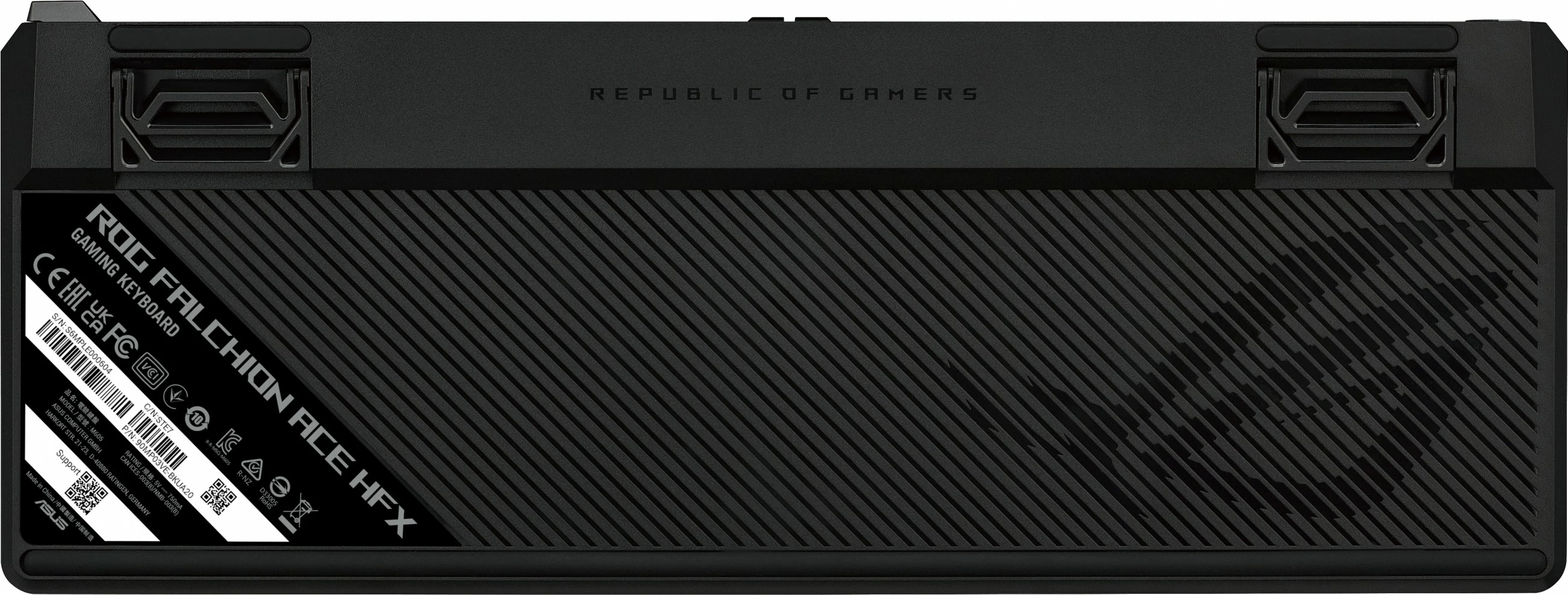 Kompaktna gaming tipkovnica ROG Falchion Ace HFX, ASUS, 65%, ROG HFX Magnetic, RGB LED, USB, črna