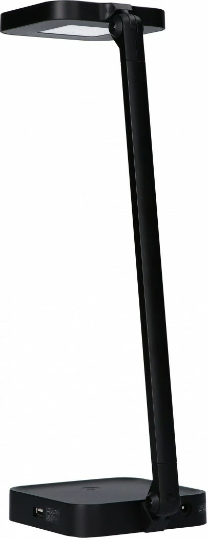 Namizna LED svetilka z vgrajenim polnilcem Maxcom ML 1001, črna