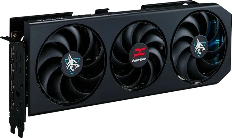 Grafična kartica PowerColor Hellhound Radeon RX 9070 XT, 16 GB GDDR6, PCI Express 5.0, črna