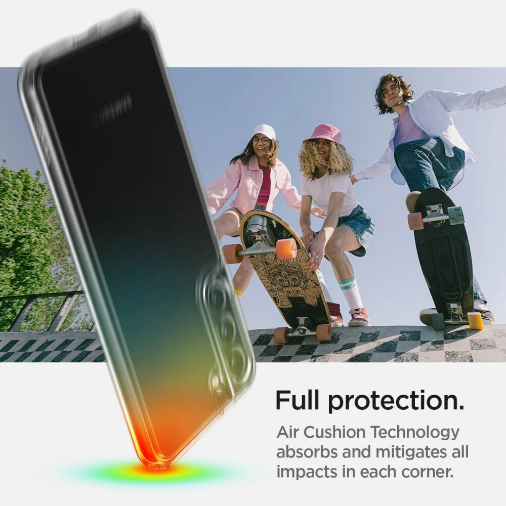 Ovitek za telefon Spigen Ultra Hybrid za Samsung Galaxy S22, prozoren
