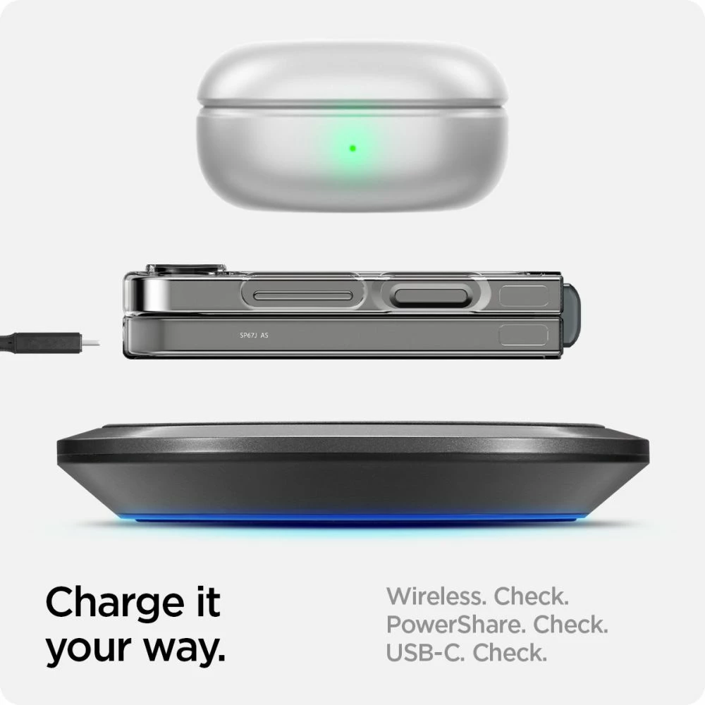 Prozoren ovitek AirSkin za Samsung Galaxy Z Flip 6, Spigen