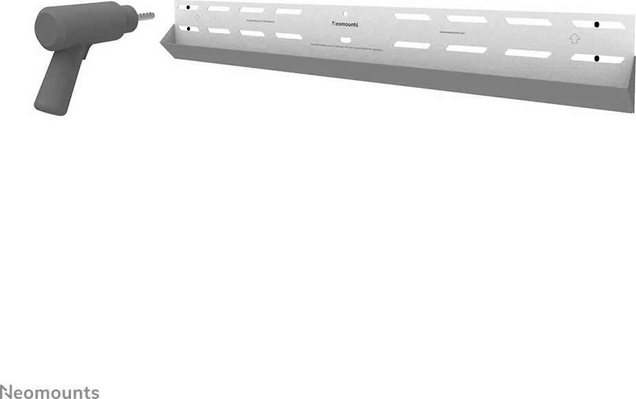 Stenski nosilec za TV Neomounts WL35S-850BL18, 2,18 m (86"), 100 x 100 mm, 800 x 400 mm, 0 - 12°, jeklo, črn